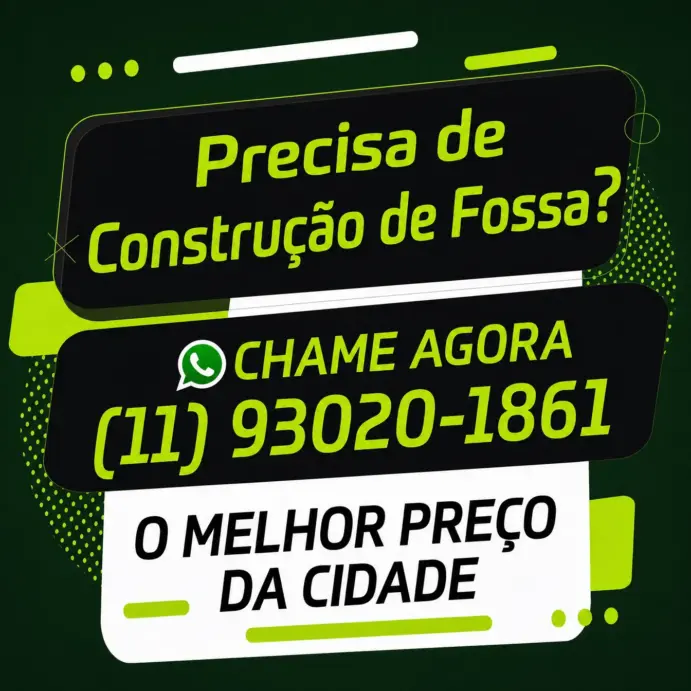 Construção de Fossa