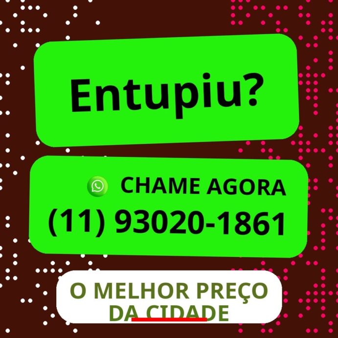 Desentupidora na Bela Vista
